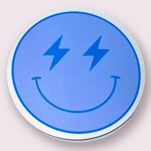 Holographic Blue Lightning Eyes Sticker